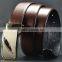 Shinny Cowhide Leather Men Full Grain Waist Belt