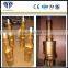 Eccentric overburden casing system with three pieces rock drilling tools