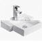 Bathroom wall hung sink half pedestal wall hung basin E8001C