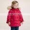 DB2745 dave bella 2015 winter infant coat baby padded jacket girls padded coat girls down coat down jacket