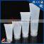 Food package clear transparent PE eco-friendly cosmetic plastic tube with screw cap logo printing