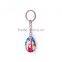 Custom Keychain Manufacturer Metal USA New York Souvenir Crystal Glass Keychain