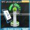 air cooler certificated plastic phone NFC stand led fan
