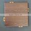 Deep Wood Grain Aluminum Decorative Ceiling Panel Aluminum Solid Wall Panel