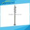 hot dipped galvanized self drilling ground screw with flange for solar farm