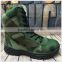 Army green camouflage oxford cloth army combat military boots