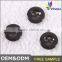 Dongguang garment accessories plastic 8mm black combined button for shirt