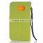 Contrast Colorful leather case for Samsung S6