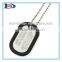 Hot sale high quality cheap blank aluminum dog tag with rubber for promotion