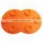 New coming portable colorful green silicon makeup brush cleaning mat