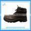 black steel toe action leather safety shoe, OEM steel insole mens safety work shoe, PU outsole safety shoe high quality