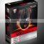New Design Full Color RGB LED Illumination Black Optical Gaming Mouse