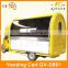 popular China mobile fryed chicken food kiosk with fridge, ice cream making machine, and sugarcane juicer machine