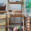 4 Chinese manufacturing ~ Zakka pastoral style solid wood furniture - storage rack - flower - wood - shelf
