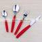 Hot sale popular colorful handle high quality travel cutlery set