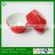 Red color foil paper baking cups muffin cup cake foil paper cup