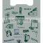 Supermarket Custom Biodegradable Transparent Plastic T-shirt bag