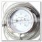 High quality all stainless steel capillary remote reading thermometer with flange