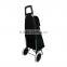 2015 China alibaba Cheap Simple Foldable Black shopping cart trolley luggage