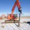 Clay Drill /Earth Auger Mounted By Excavator SUMITOMO S160 For Foundation Drill