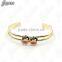 Juyuan Fashion 18K Gold Three Color Crystal Glue Baby Set