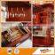 Classical european solid wood kitchen cabinet