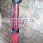 Black & Red 100% Genuine Real Leather Flogger Bull Hide Leather Whip
