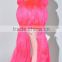 Crazy fluorescent color wig with 2 dreadlocks and glaxen bangs synthetic costume wig N276