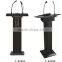 ITC T-6236 Classroom Lectern with desktop microphone for speech podium