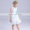 Double chiffon vivi girls clothing spring 2016 with waistbelt