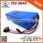 Ideal Custom OEM 72V E Bike Battery PVC Cased 29Ah Samsung Cell E-Bike Battery with 72V Battery Charger