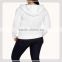 2016 Spring fashion design hot selling plain zip-up hoodie for women