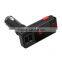 2016 New Arrival Wireless USB SD MMC LCD Remote Control car charger with fm transmitter, car mp3 player/dual USB charging