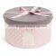 Luxury recycled paper round gift boxes wholesale