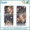 Flower Pattern Fabric Leather Phone Case For BLU Life One With PVC ID and credit card slots