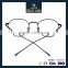 High Quality Retro Round Glasses Men Metal Eyeglasses Blue Color Prescription Lens Spectacle Optical Frames 1819-57