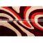 3d design plain 100% silk carpets 3d shaggy anti slip carpet backing