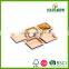 New design Kitchen square shape wooden small sauce plate