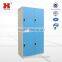 New style colourful 4 door electronic lock gym locker