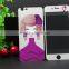 9H 3D full cover mobile phone screen protector color tempered glass screen protector for iphone 6