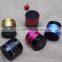 LED Light Portable Mini Metal Wireless Bluetooth Speaker with FM Radio MP3 TF Card