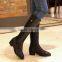 2015 over knee boots real leather boots not high heels CP6698