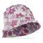 100% Polyester Promotion Popular Custom Printed Floral Bucket Hats