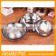 Bestseller Factory Price Made in China Plain Stainless Steel Pet Dog Bowls