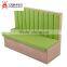 Green leather sofa dining seat