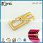 32mm shiny sneak gold trouser metal zip tag