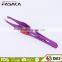 SSF139P-2015 New design stainless steel tweezers with printing and light