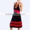 100% cotton ladies dress new design cotton dress/cotton skirts