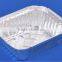Small rectangle aluminium foil container 300ml/takeout foil meal tray