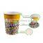 chocolate peanut butter popcorn,plastic popcorn cups
